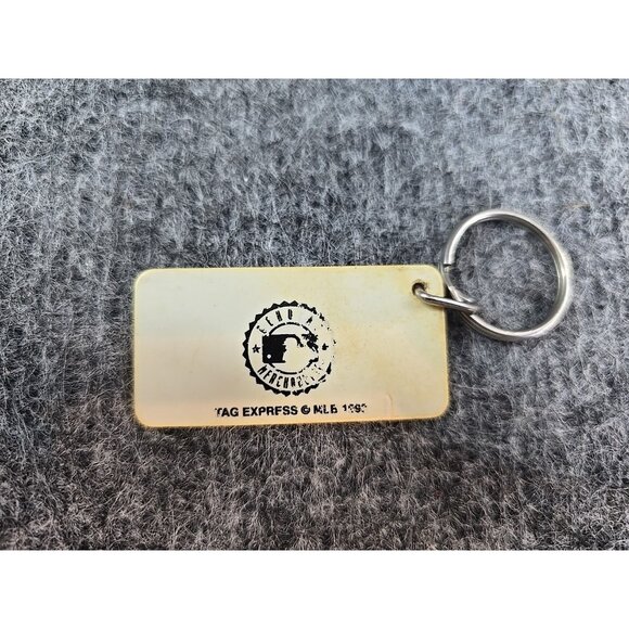 Vintage Cleveland Indians Keychain 90s Spring Training WInter Haven FL White - Picture 3 of 4
